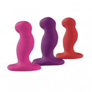 Nexus G-Play Trio Uppladdningsbar Analvibrator Set - Mixed colours