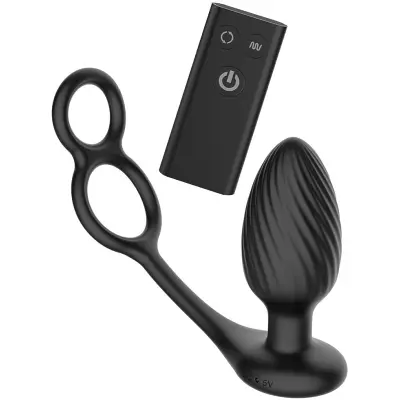 Nexus: Tornado Rotating Plug with Cock&Ball Rings