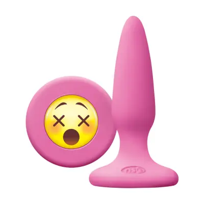 NSNovelties: Mojis Plug WTF, Mini, rosa
