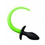 Ouch! Glow in the Dark: Silicone Puppy Tail Plug