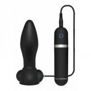 PLATINUM TOUCH VIBR BUTT PLUG BLACK