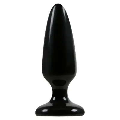 PLEASURE PLUG MEDIUM BLACK - Analplugg 12.5 cm