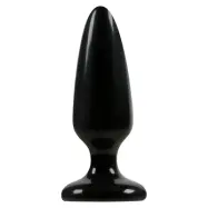 PLEASURE PLUG MEDIUM BLACK - Analplugg 12.5 cm
