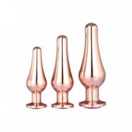 Pleasure Plug Set Rose Gold