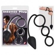 Plug with Cock Rings - Intense Plug