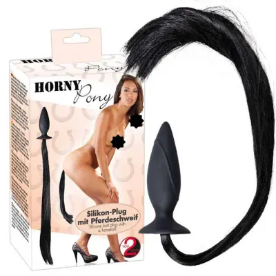 Ponytail Silicone Buttplug