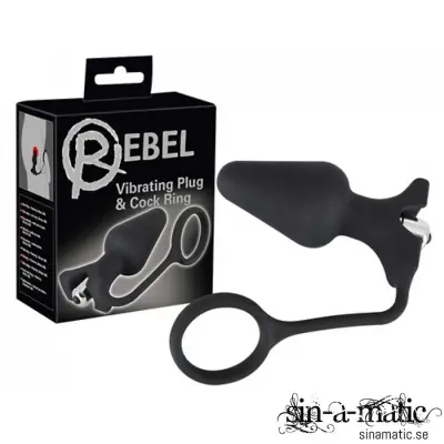 Rebel - Vibrating plug & Cock ring