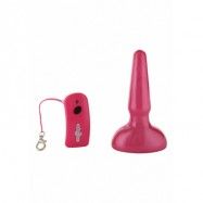 REMOTE CONTROL VIBR. BUTTPLUG RED