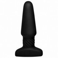 Rimmers Slim Smooth Rimming Fjärrstyrd Buttplug - Black