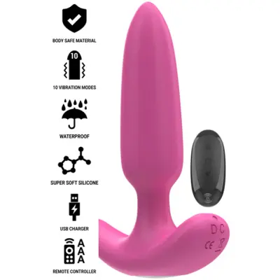 Ross Anal Plug 10 Vibrations Remote Control