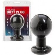 ROUND BUTTPLUG MEDIUM BLACK