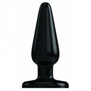 Rubber Buttplug Black 5 tum