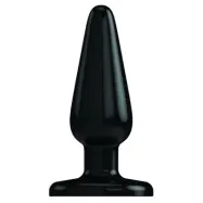Rubber Buttplug Black 5 tum