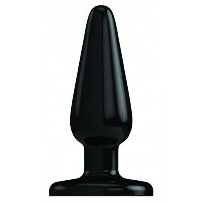 Rubber Buttplug Black 5 tum