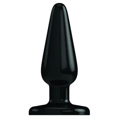 Rubber Buttplug Black 5 tum