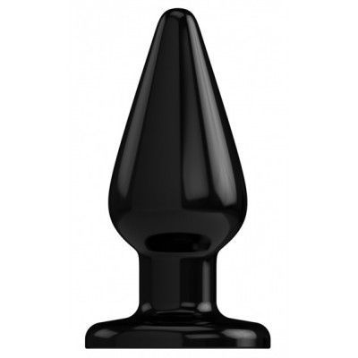 Rubber Buttplug Black 5 tum Model 2