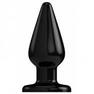 Rubber Buttplug Black 7 tum Model 2