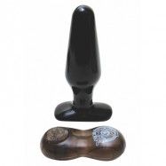 RUMP SHAKERS VIBR BUTT PLUG BLACK M