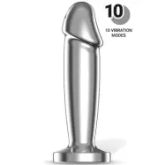 Sarmy Vibrating Chrome Anal Plug Small