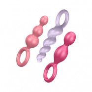 Satisfyer Buttplugs - Coloured 3 pack