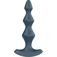 Satisfyer: Lolli Plug 1, Plug Vibrator, blågrå