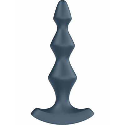 Satisfyer: Lolli Plug 1, Plug Vibrator, blågrå