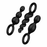 Satisfyer - Plugs Black Set 3 st