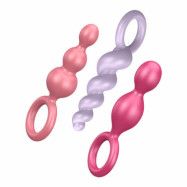 Satisfyer - Plugs Colored Set 3 st - Booty Call - Collors