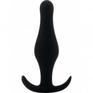 Shots Toys: Butt Plug with Handle, medium, svart