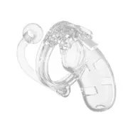 ManCage: Model 10 with Plug, 9 cm, transparent