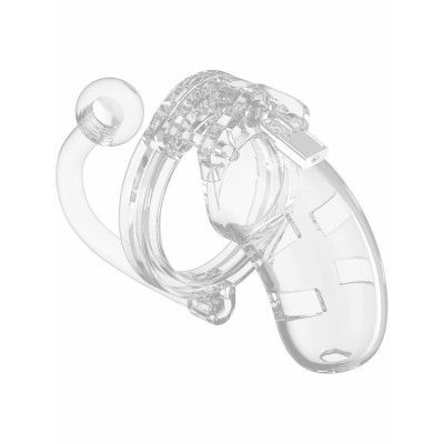 ManCage: Model 10 with Plug, 9 cm, transparent