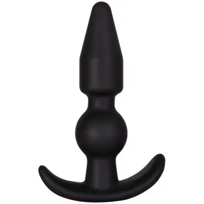 Silicone Black Anchor Plugg Small