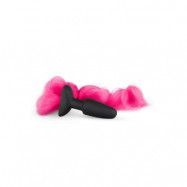 Silicone Buttplug - Pink Tail