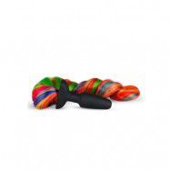 Silicone Buttplug - Rainbow Tail