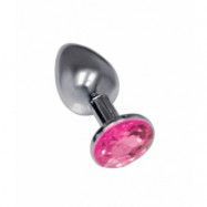 Silver jewel plug