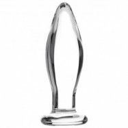 Sinful BumBum Analplugg i Glas Medium - Clear