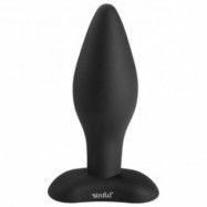 Sinful BumBum Large Silikon Analplugg - Black