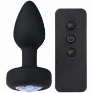 Sinful Jewel Liten Vibrerande Analplugg - Black