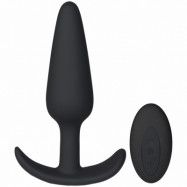 Sinful Smooth Sailor Vibrerande Analplugg - Black