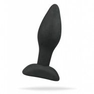 Small Black Silicone Buttplug