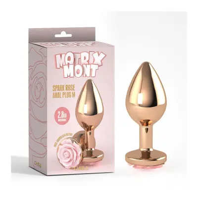 Spark Rose Anal Plug - Medium
