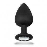 Sparkly Silicone Buttplug - Large