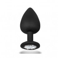 Sparkly Silicone Buttplug - Medium