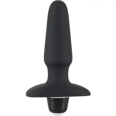 Sweet Smile: Recharbeable Butt Plug, svart