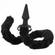 Tailz Bad Kitty Cat Tail Analplugg - Svart