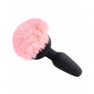 Tailz: Vibrating Anal Plug with Bunny Tail, rosa