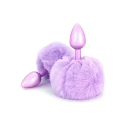 ToyJoy Enchanting Bunnytail Buttplug PURPLE