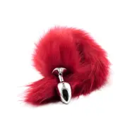 Toyz4Lovers: Fetish Art, Fox Tail Plug, röd