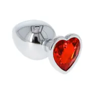 Toyz4Lovers: Heart Diamond Plug Large, röd