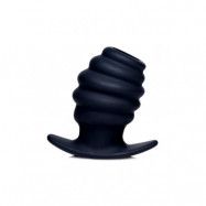 Tunnel Ribbed Anal Plug - Small